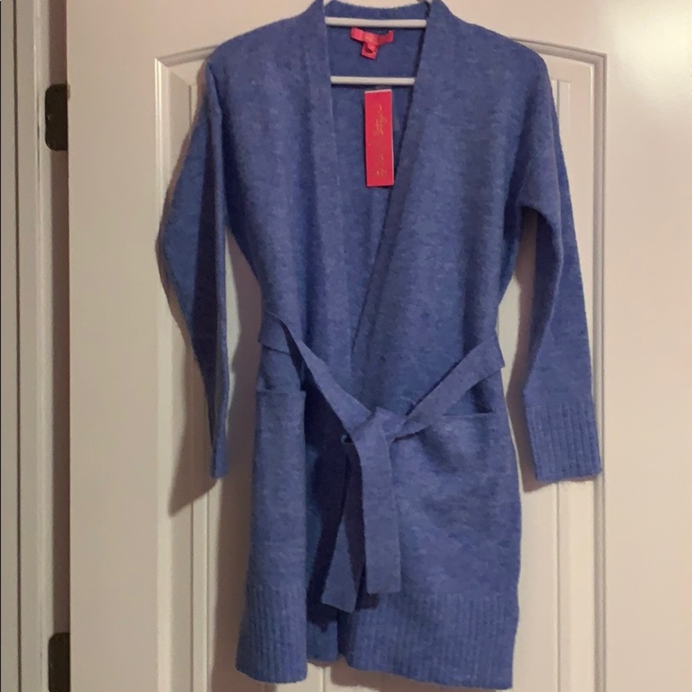 NWT LILLY PULITZER MACARTHY OPEN FRONT CARDIGAN